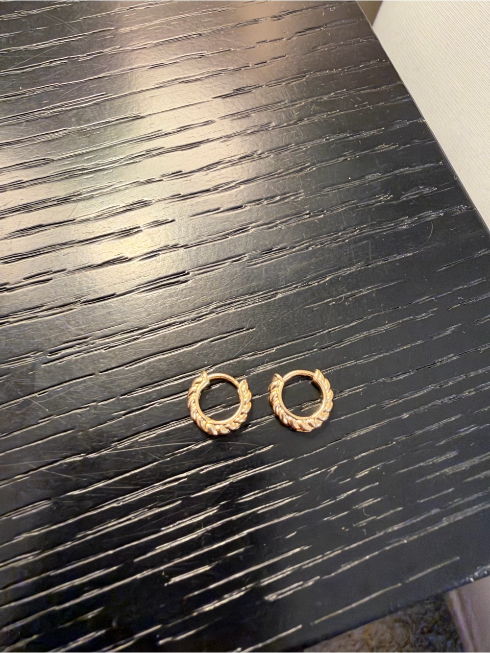 Pilcro Gold Twisted Rope Hoop Earrings